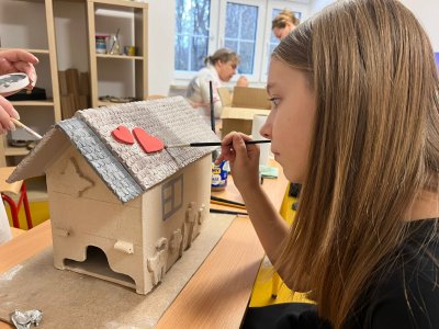 Warsztaty ceramiczne - tworzenie domków na mapy